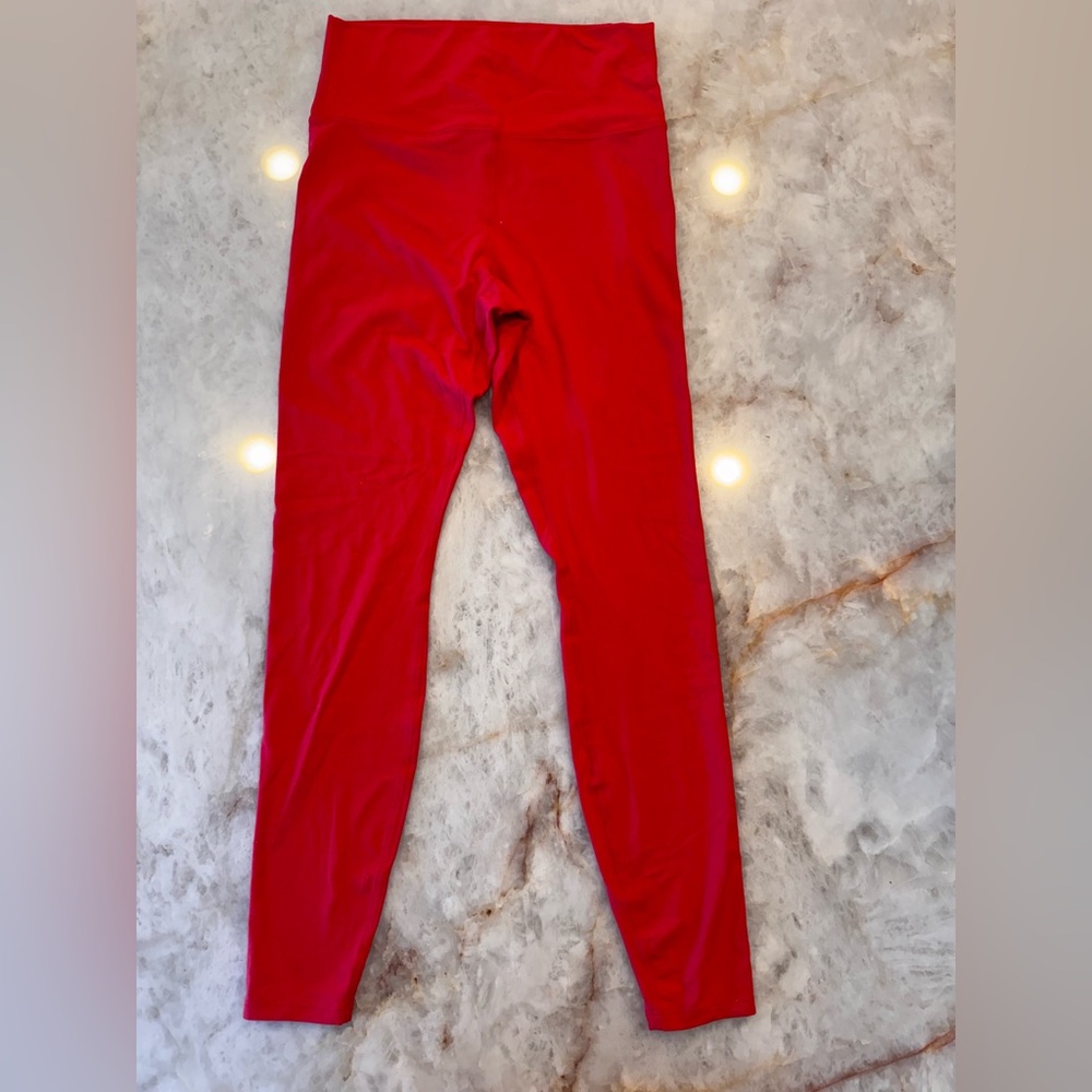 Red Leggings All In Motion Size M